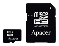 Apacer microSDHC Card Class 4 + SD adapter