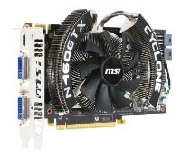 MSI GeForce GTX 460 725Mhz PCI-E 2.0 768Mb 3600Mhz 192 bit 2xDVI Mini-HDMI HDCP Cyclone