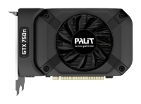 Palit GeForce GTX 750 Ti 1085Mhz PCI-E 3.0 2048Mb 5500Mhz 128 bit DVI Mini-HDMI HDCP