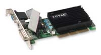 ZOTAC GeForce 6200 350Mhz AGP 256Mb 533Mhz 64 bit DVI TV