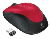 Logitech Wireless Mouse M235 Red-Black USB