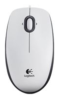 Logitech Mouse M100 White USB
