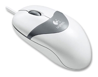 Logitech Optical Mouse White USB