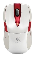 Logitech Wireless Mouse M525 White-Red USB