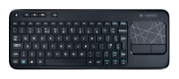 Logitech Wireless Touch Keyboard K400 Black USB