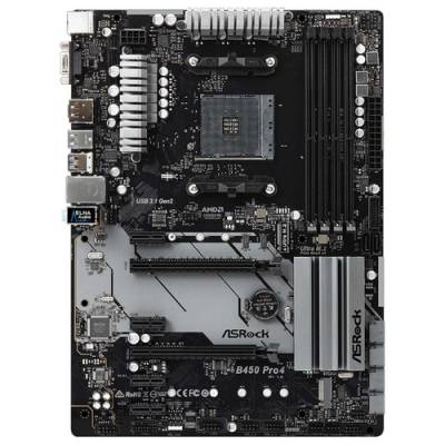 Материнская плата ASRock B450 Pro4